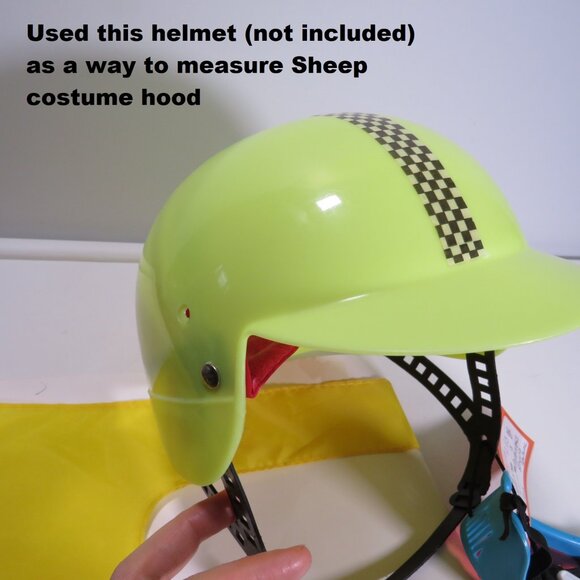 sheep lamb costume Hood hat cap with Floppy Satin ears & pipping Easter - Picture 5 of 14